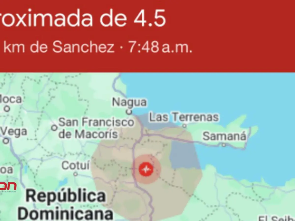 Sismo de magnitud 4.5 sacude Samaná