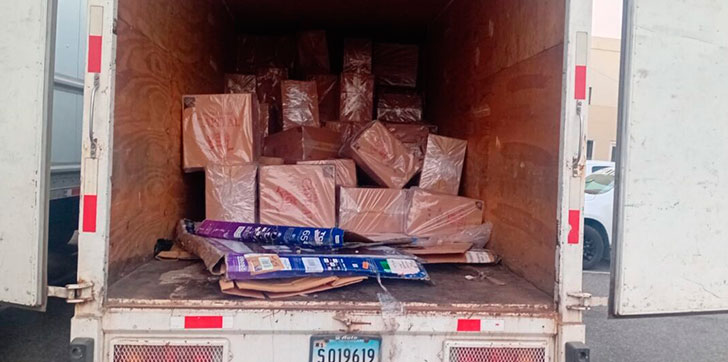 Decomisan 3.3 millones de cigarrillos de contrabando en La Vega