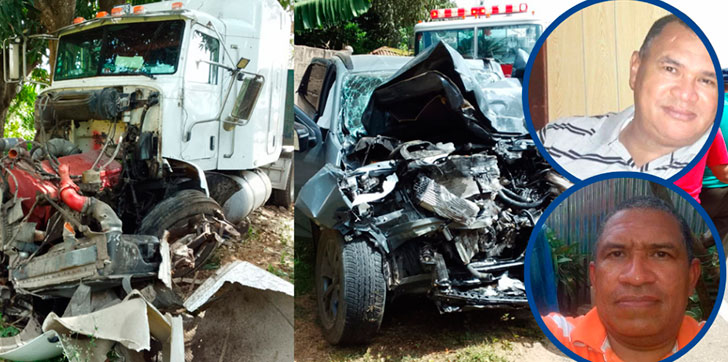 Hermanos pierden la vida en trágico accidente en carretera de Dajabón