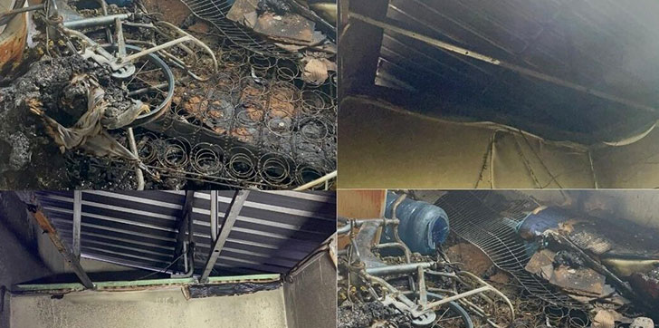 Niña de 4 años y su hermano de 4 meses resultan gravemente heridos tras incendio que destruyó su vivienda en Santiago