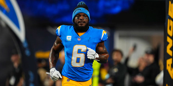 Denzel Perryman arrestado en Los Ángeles con cinco armas en su auto