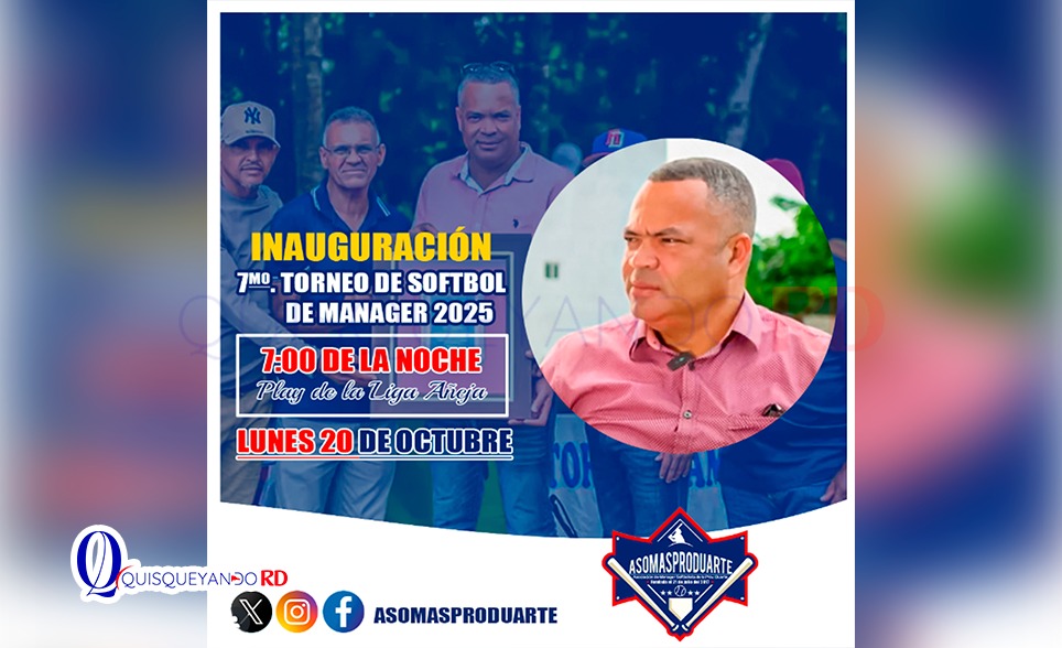 ASOMASPRODUARTE dedicará Torneo de Sóftbol de Mánager 2025 al empresario Otto Conce