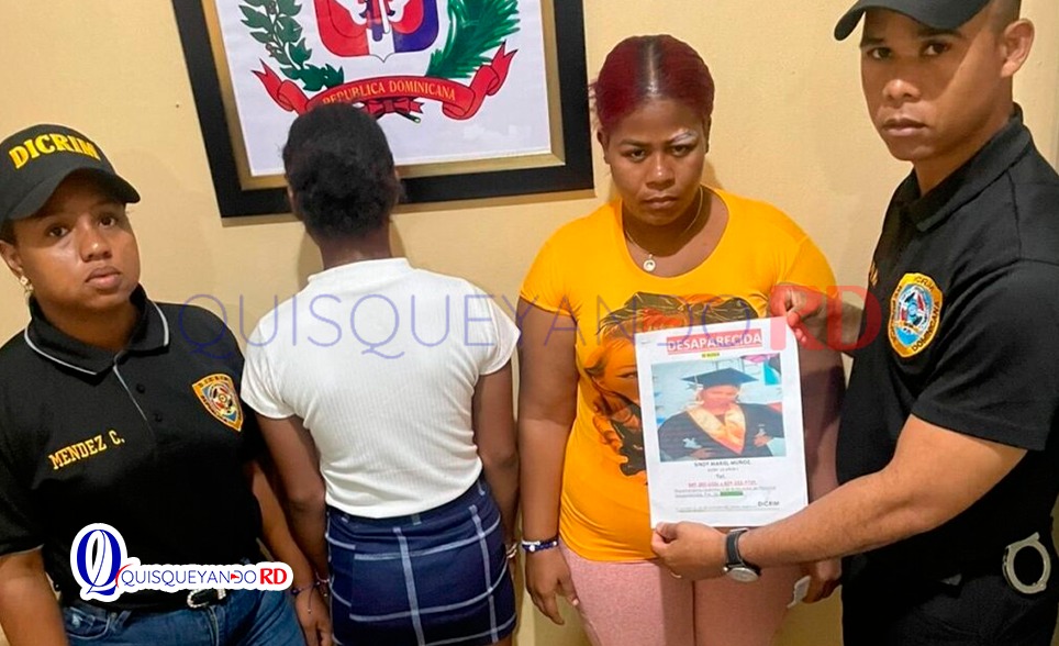 Policía Nacional localiza en la “42” a menor reportada como desaparecida desde el 16 de octubre