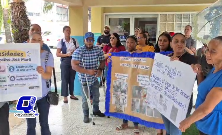 APMAE y maestros piquetean Distrito 07-05 y exigen soluciones para centros educativos de Llave y La Mesa