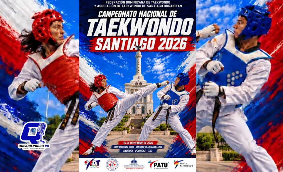 El taekwondo dominicano se dará cita en Santiago con su Campeonato Nacional 2026