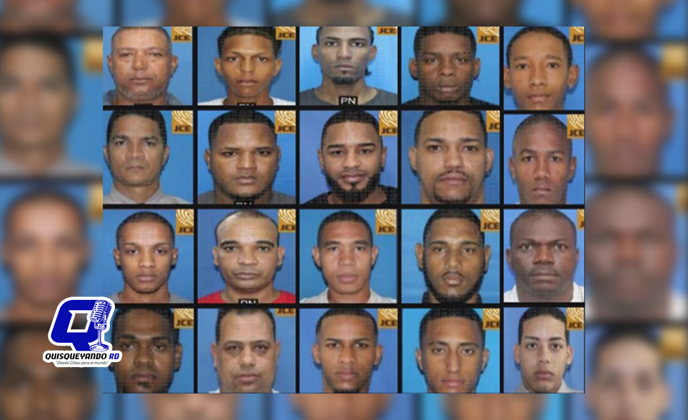 Los 20 prófugos más buscados por las autoridades en Santo Domingo