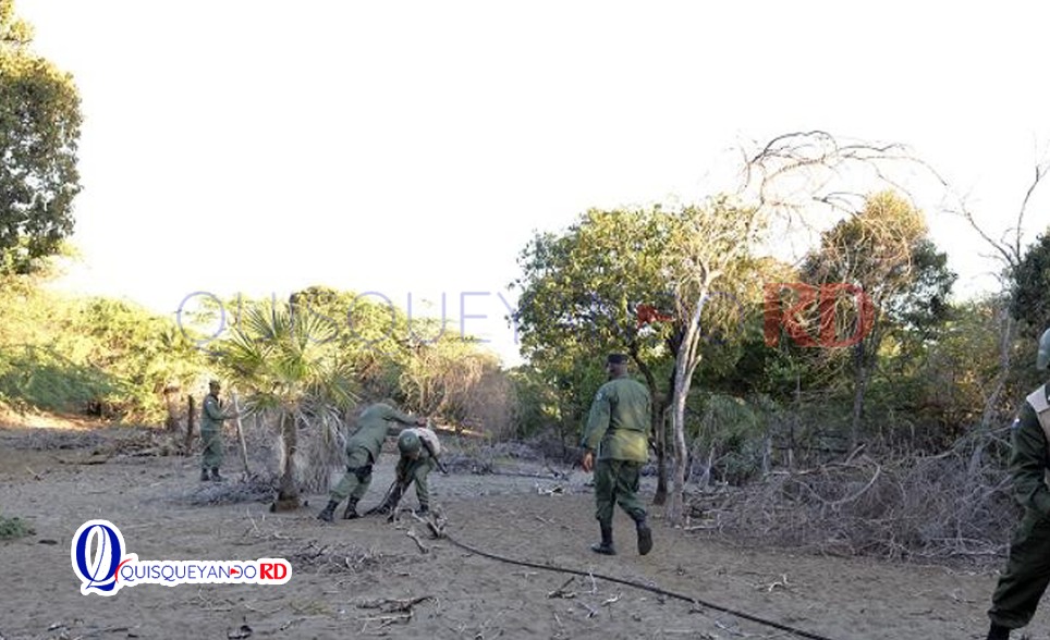 Autoridades del Ministerio de Medio Ambiente y Recursos Naturales realizaron ayer un descenso en Las Dunas de Baní, específicamente en la zona recientemente ocupada por particulares dentro de la Reserva Científica Félix Servio Ducoudray.