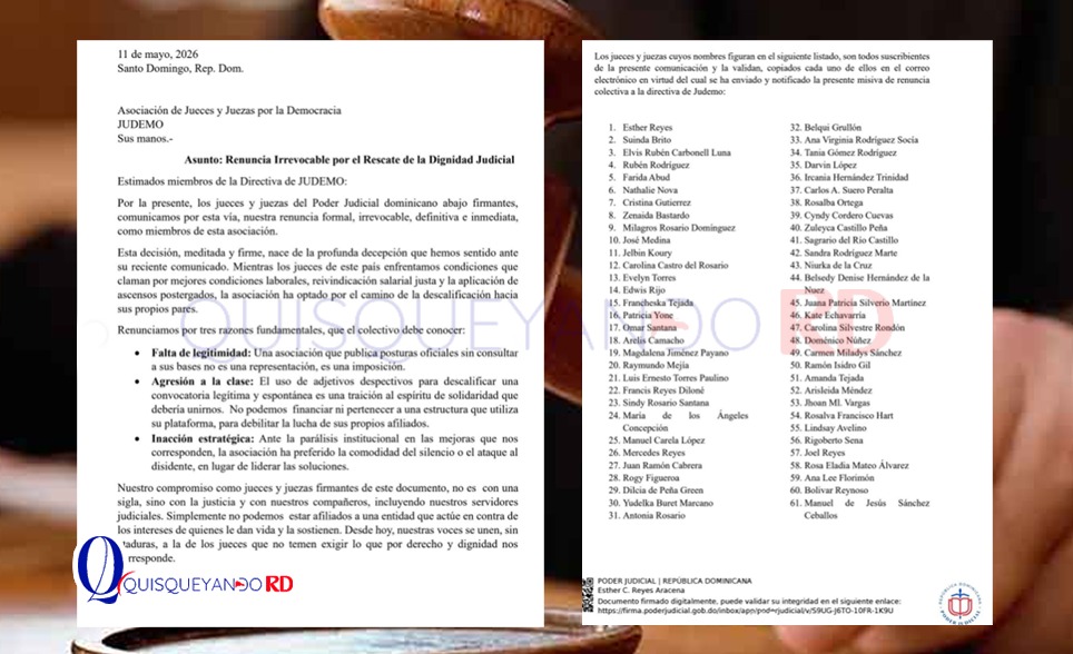 61 Jueces se desligan de asociación por no apoyar convocatoria a paro