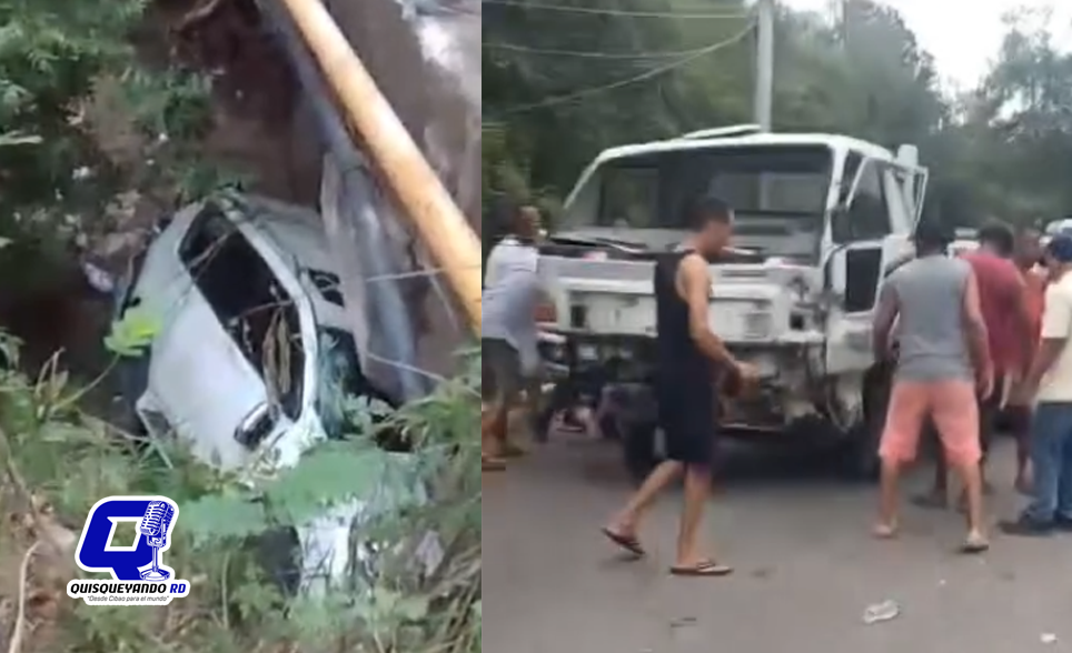 Gobernadora de Dajabón sale ilesa tras aparatoso accidente