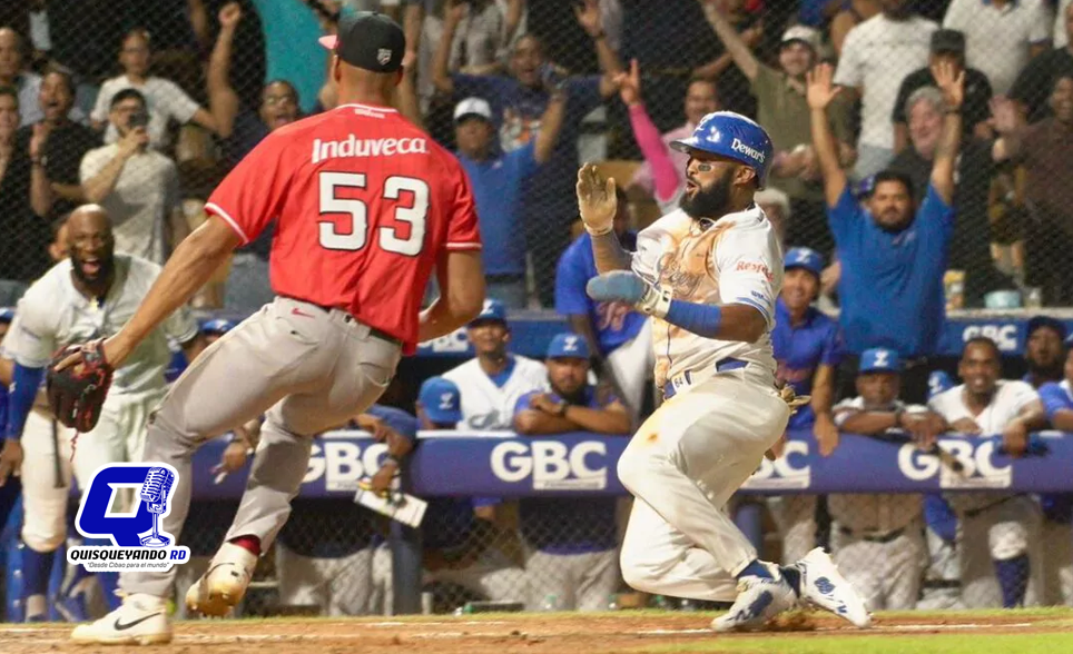 ¡El Licey deja en el terreno al Escogido y se lleva la victoria en 10 entradas!