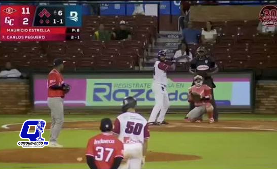 ¡Carlos Peguero hace historia con un grand slam y alcanza los 50 jonrones en LIDOM!