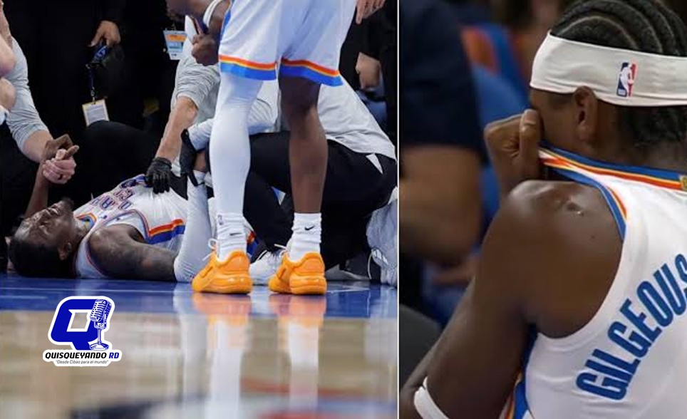 ¡Preocupación en la NBA! Jalen Williams sale en camilla tras fuerte lesión de tobillo